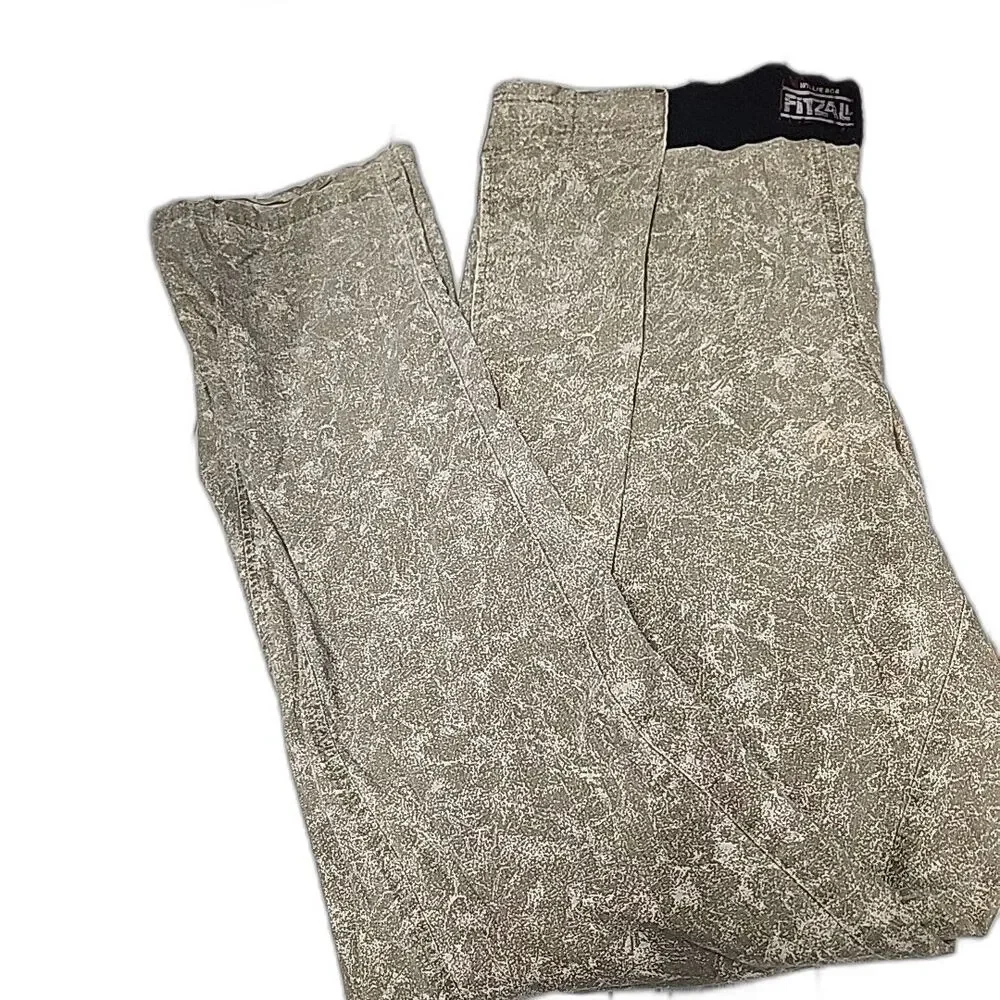 Willie Bob Fitzall Vintage Parachute Baggy Men's Pants Stonewashed Light NoSZTag